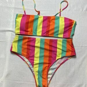 Shein Two Piece Bathing Suit size Large (BB)